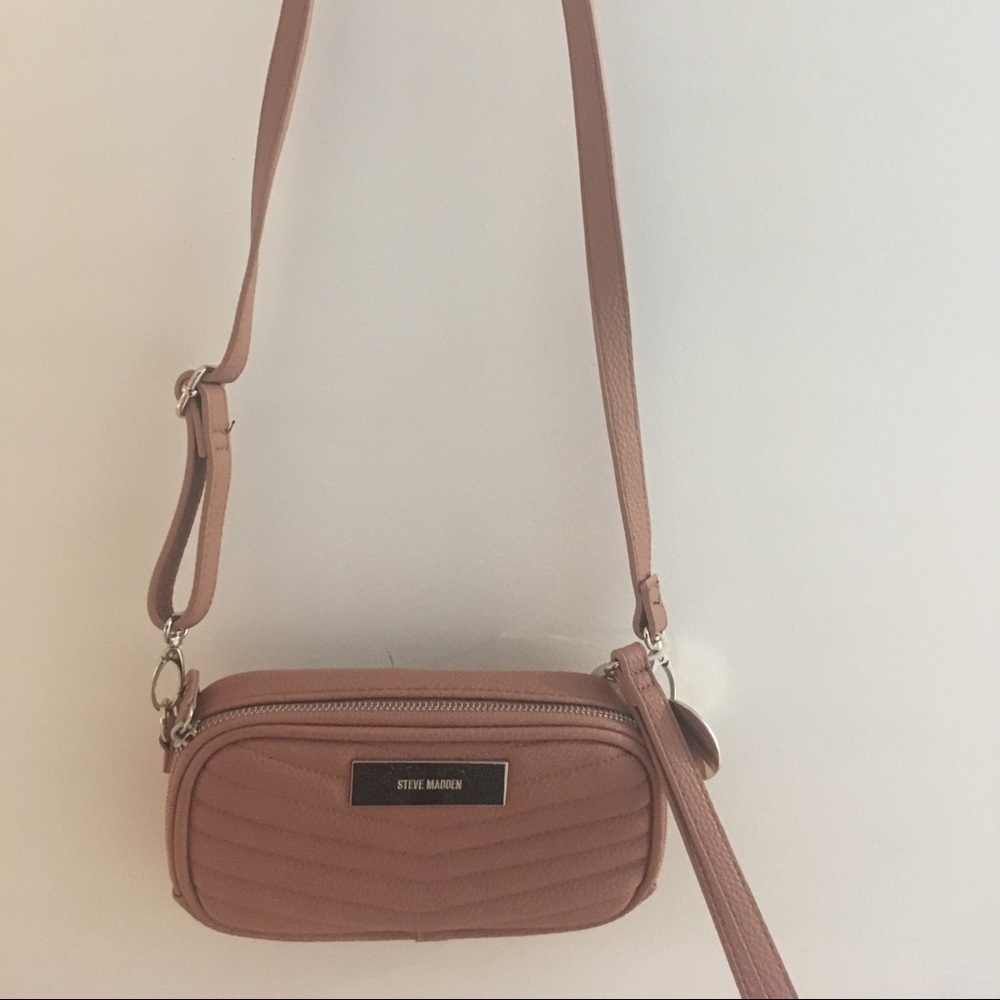 Steve Madden blush color light pink crossbody